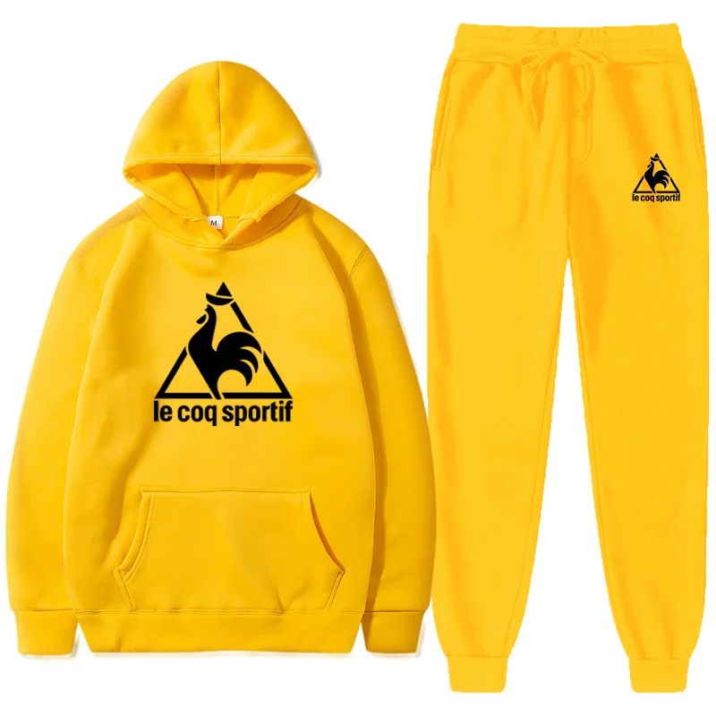 

2021 New Fashion Suit Casual Sports Suit Hoodie/Sweatshirt Zipper Sports Track and Field Jacket + Sports Pants Men