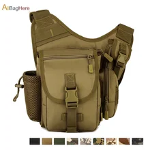 Tactical Messenger Bag Outdoor Sports Waterproof Military Camouflage Camera Backpack Mountaineering Camping CrossBody Saddle Bag