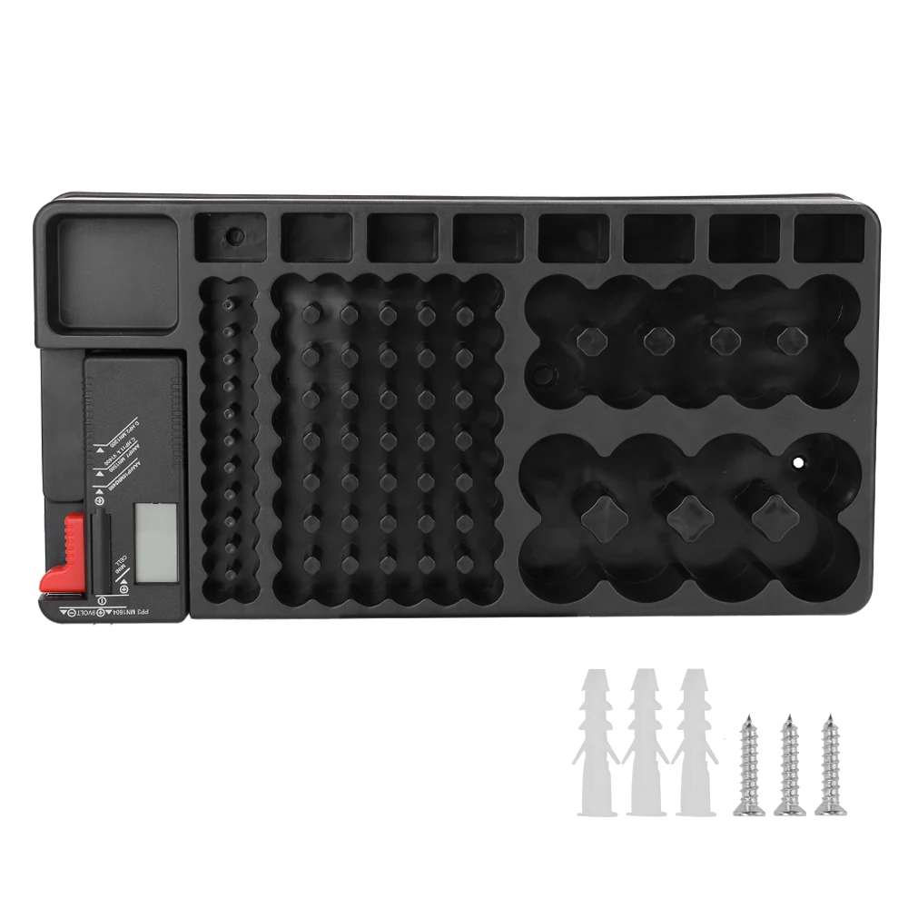 Органайзер для батарей портативный контейнер чехол органайзер с семейным