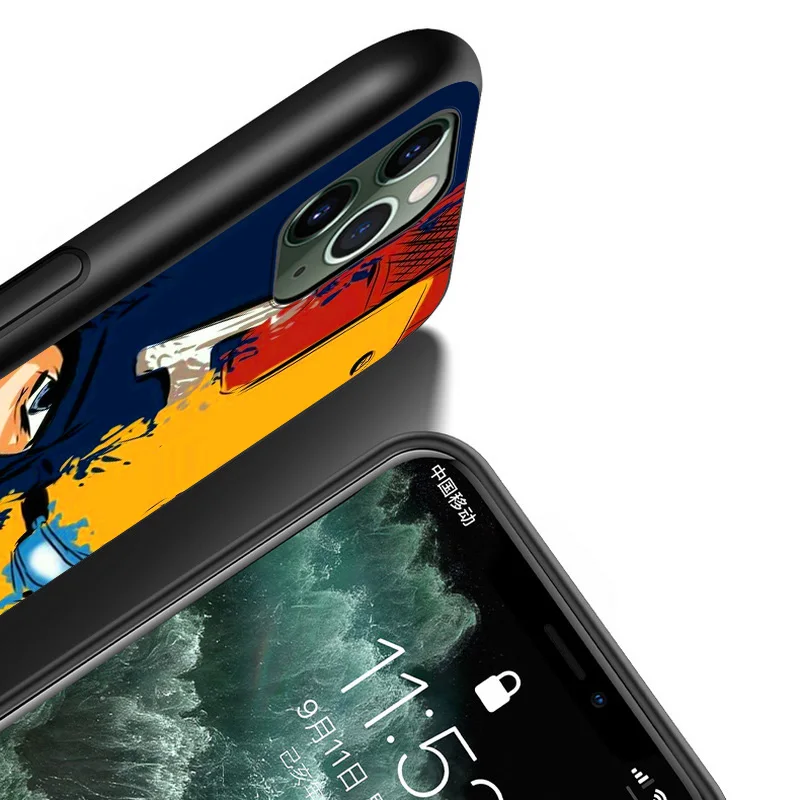 

Marvel Avengers Captain America Super Hero For Apple iPhone 12 11 XS Pro Max Mini XR X 8 7 6 6S Plus 5 SE Soft Black Phone Case