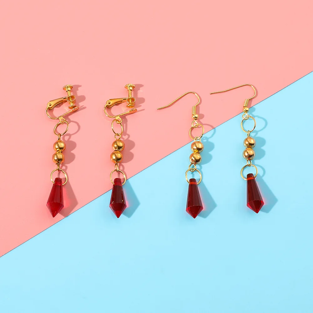 

Japanese Anime Tokyo Revengers Earring Accessories Clover Ear Pendant Ear Dorp for Men Women Cosplay Jewelry Gifts Wholesale