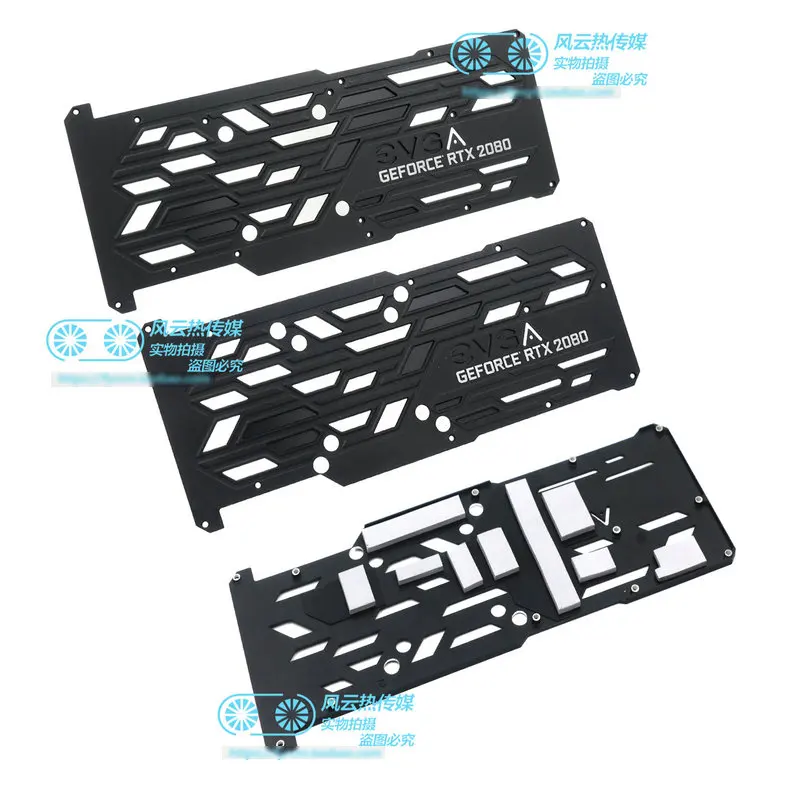 Новая Оригинальная задняя панель видеокарты EVGA RTX2080 Gaphics, совместимая с публичной версией RTX2080 RTX2080Ti с монтажными винтами