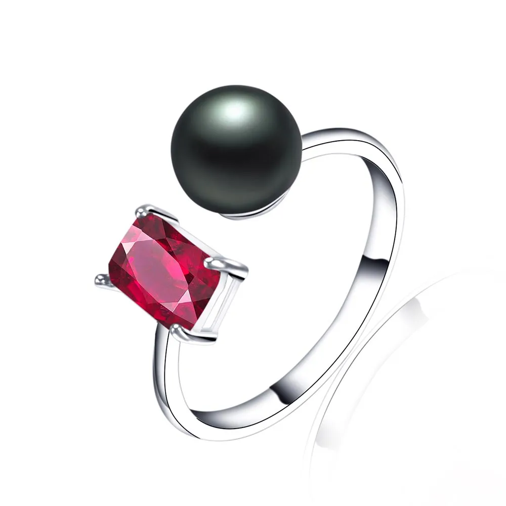 

Женское кольцо из серебра 925 пробы, с натуральным пресноводным жемчугом