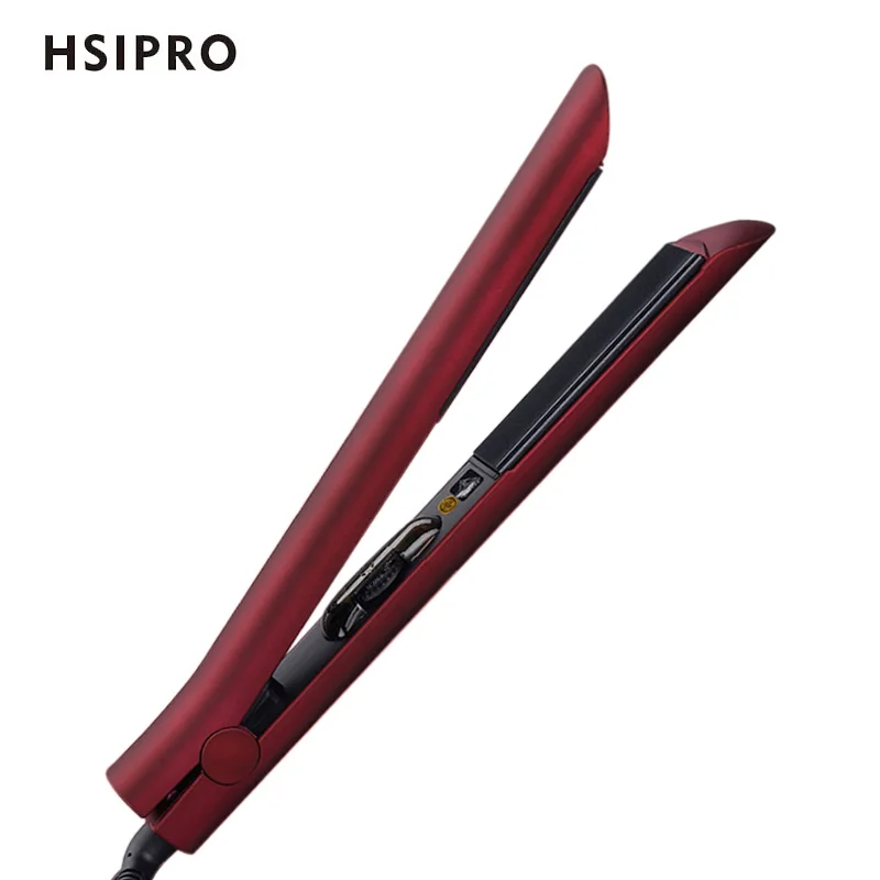 HSIPRO цилиндрический выпрямитель для волос и бигуди 2 в 1 керамическое покрытие 3D
