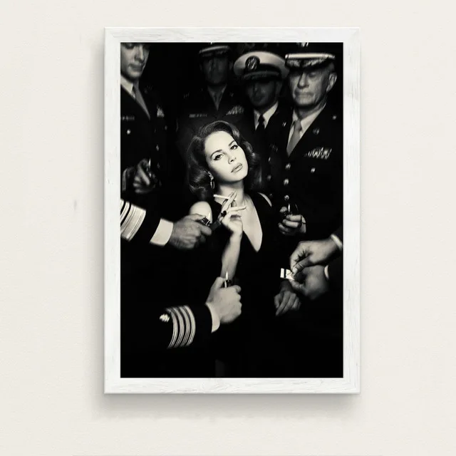 Lana Del Rey поп музыка певица модель художественная живопись Шелковый Холст плакат настенный домашний декор - Цвет: 2