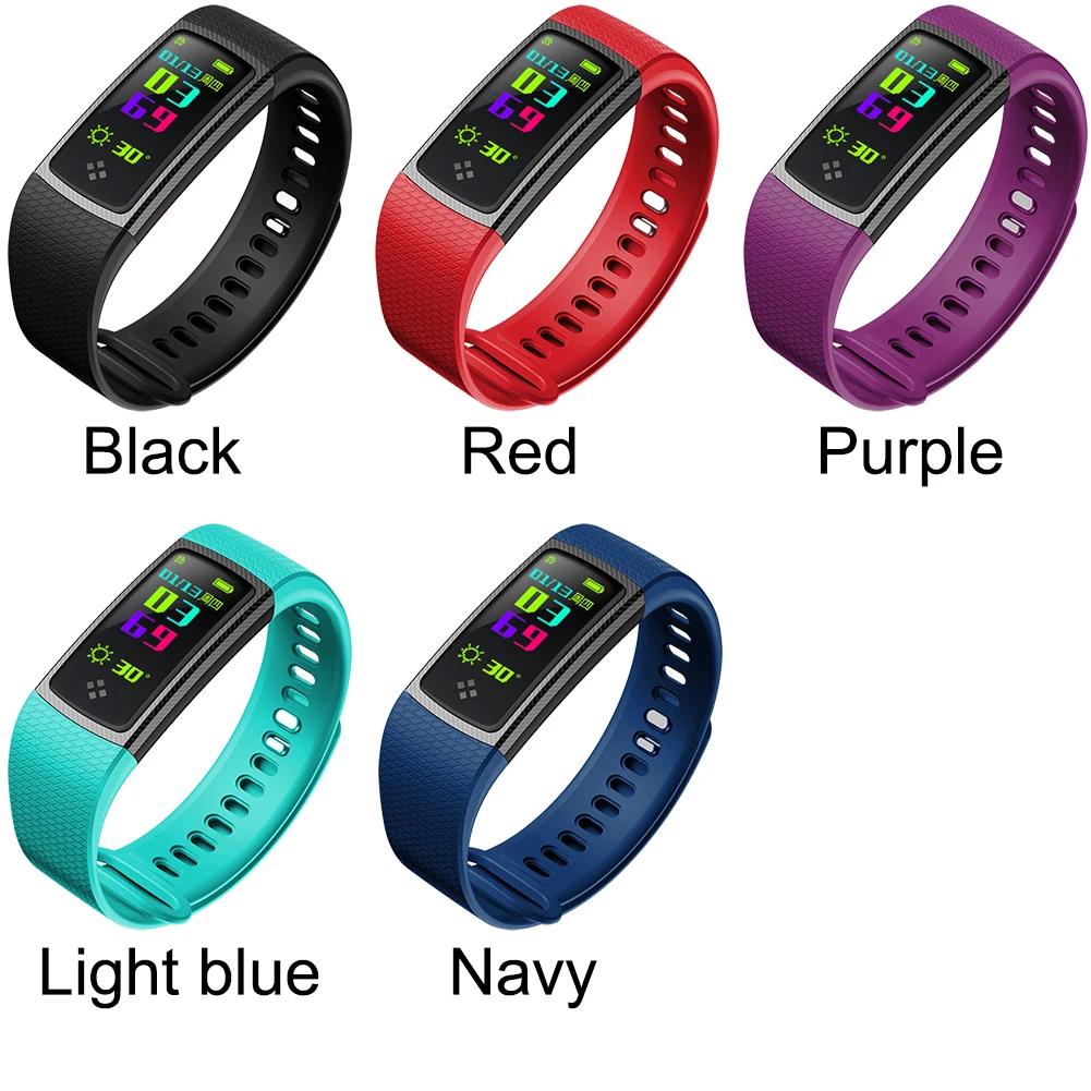 

New S9 Color Blood Pressure Heart Rate Waterproof Fashion Electronic Smart Bracelet