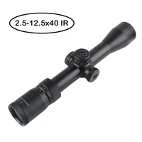 2 5 12 5x40 ir tactical scopes hunting air rifle scope wire rangefinder reticle mil dot reticle riflescope optical sights
