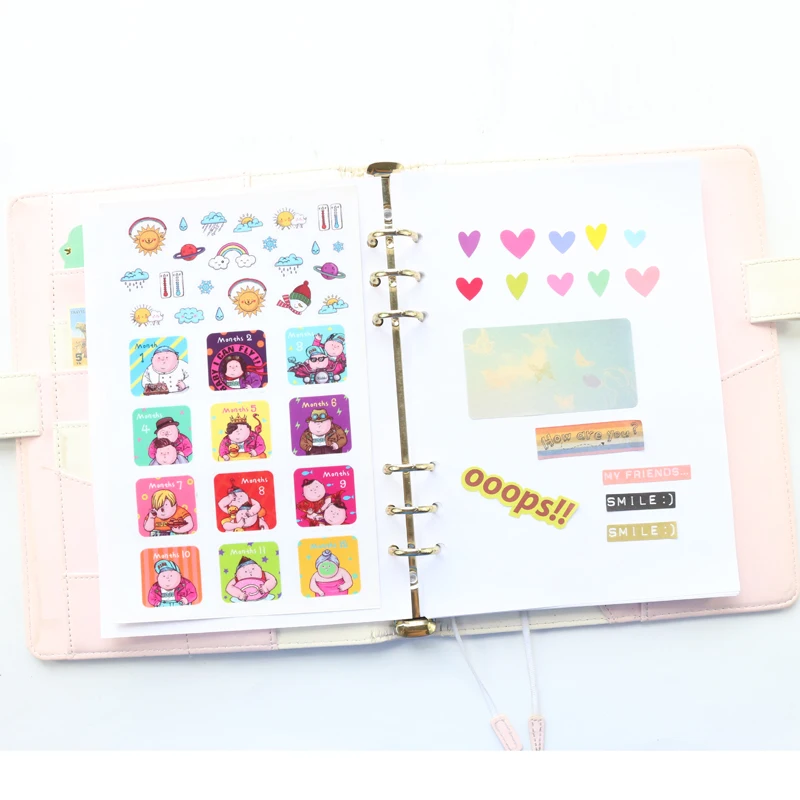 Классический школьный Органайзер Domikee с 6 отверстиями клейкая лента органайзер