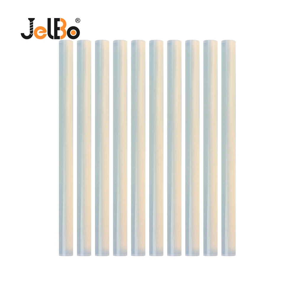 JelBo 10 шт./компл. 7 мм x 100 термоплавкие клеевые палочки для электрического клеевого