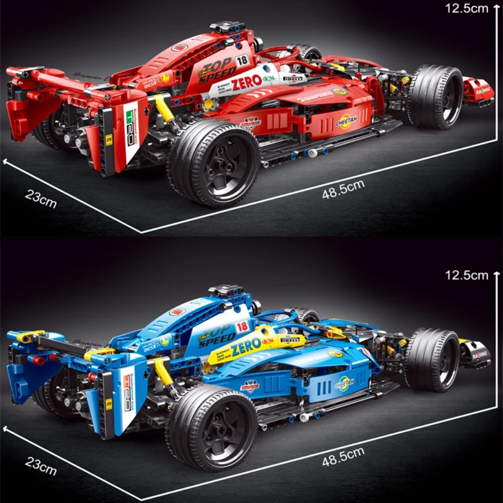 

Qman F1 High-Tech Technische Model super Speelgoed Auto MOC Statische Formule Auto Super Speed Racing Auto Gift For Kids