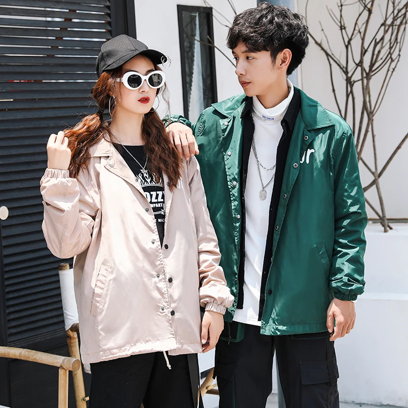 Цель Tour тренеров Мужская куртка в стиле хип хоп однотонные Цвет тонкое пальто