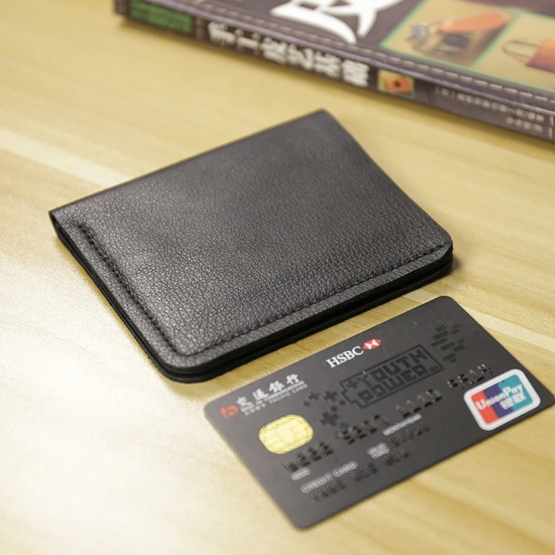 Genuine Leather Casual Men Wallet Luxury Design Short Purse Slim Card Holder Solid Money Bag Famous Brand Thin Minimalist Wallet