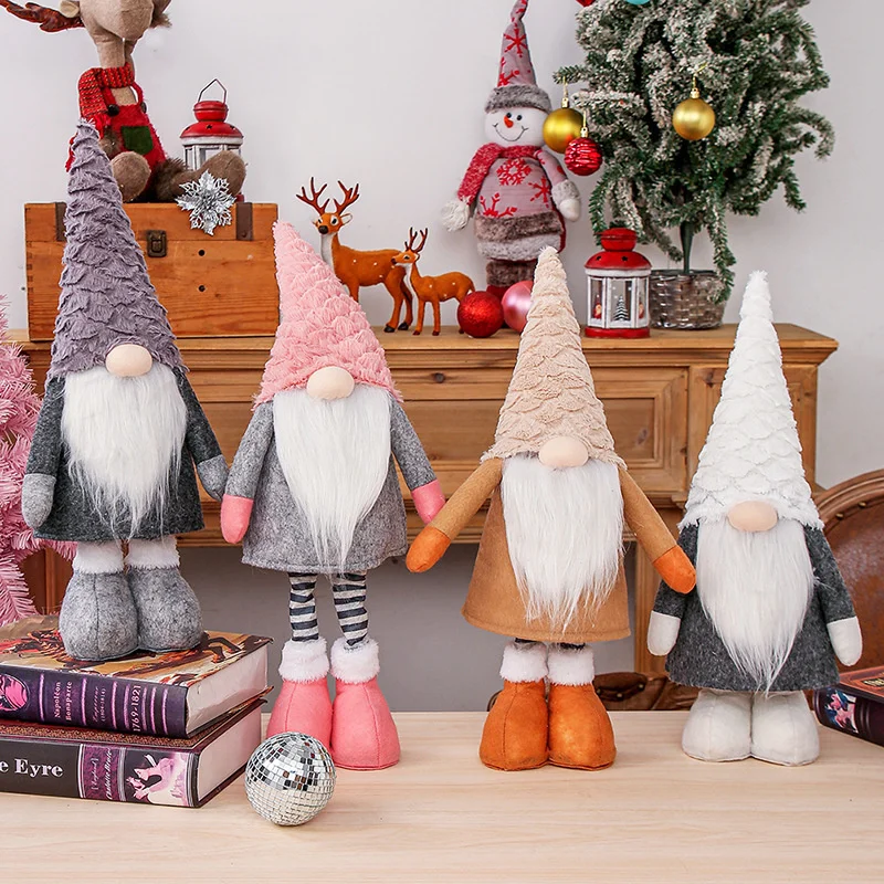 

60CM Large Gnome Christmas Faceless Doll Christmas Decorations For Tree Home Ornament 2022 New Year Xmas Navidad Arvore De Natal