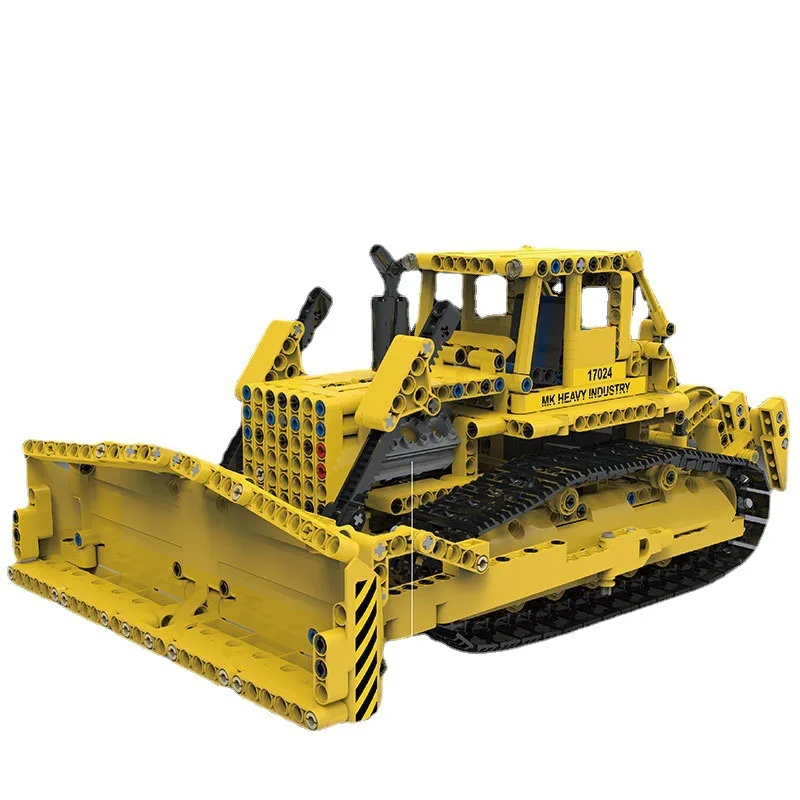 

MOULD KING 17024 High Technical Car The APP Control Bulldozer RC Caterpillar D8K Set Assembly Building Blocks 1003pcs Kid Toys