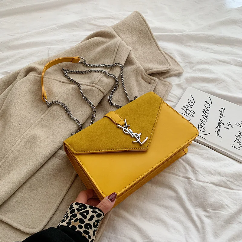 

New handbags fall frosted chain small square bag fashion messenger bag shoulder bag