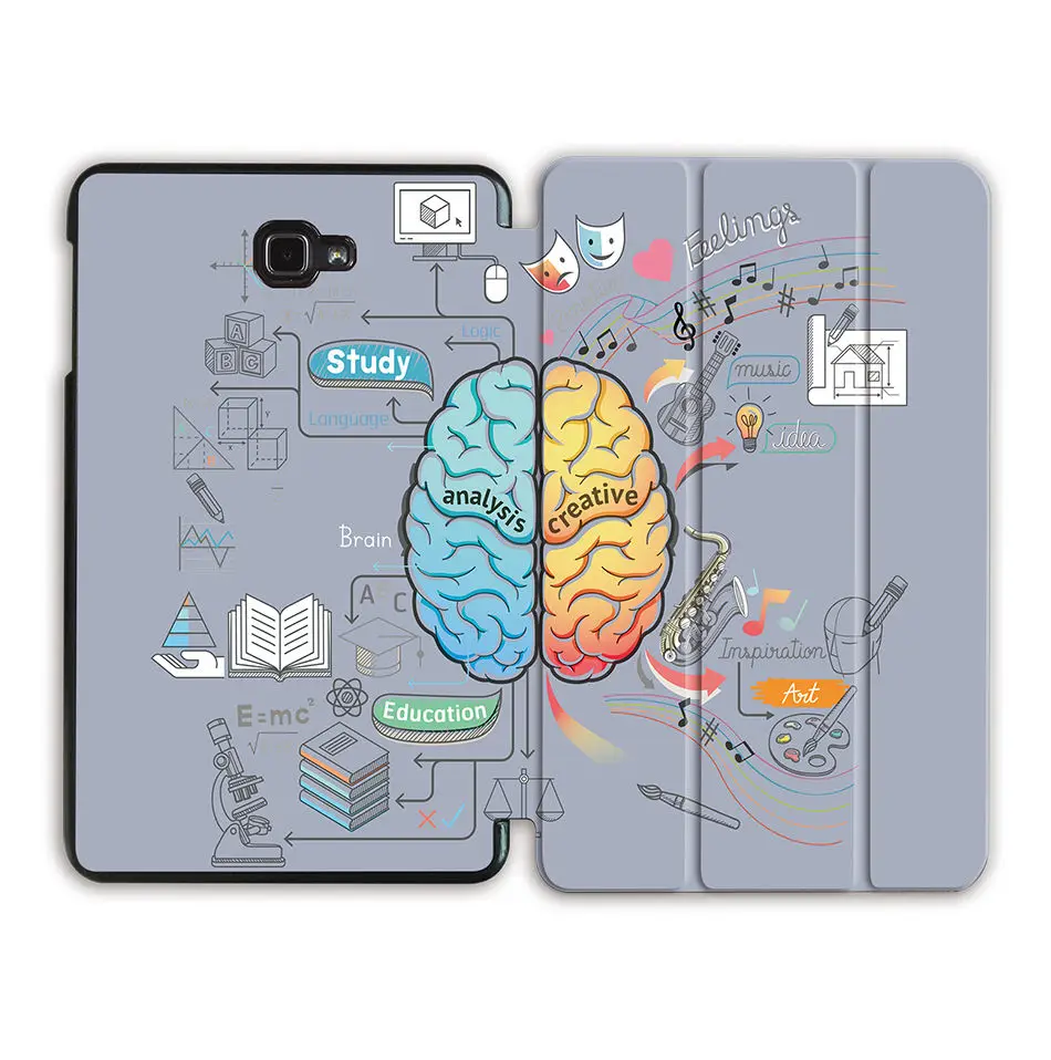 SS03 Чехол для планшета MTT для samsung Galaxy Tab A A6, 10,1 дюймов, SM-T580, T585, тонкий, трехслойный, из искусственной кожи, с откидной подставкой, умный чехол, защитный чехол - Цвет: SS03