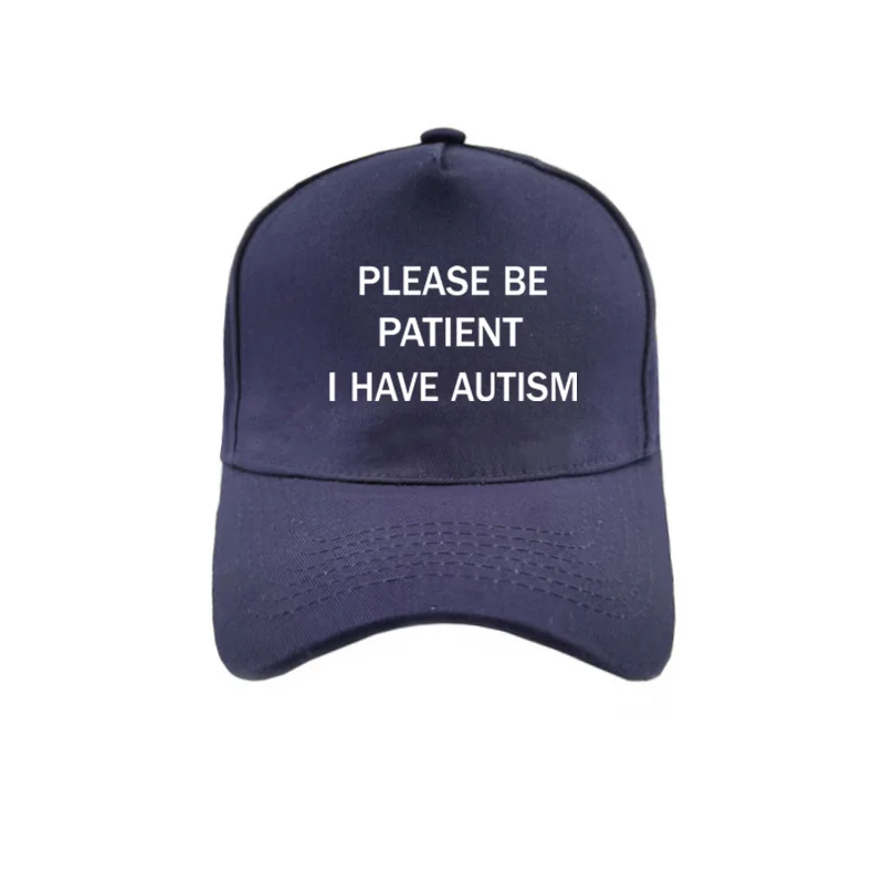 Модные женские кепки пожалуйста будьте терпеливы бейсболка с аутизмом крутая