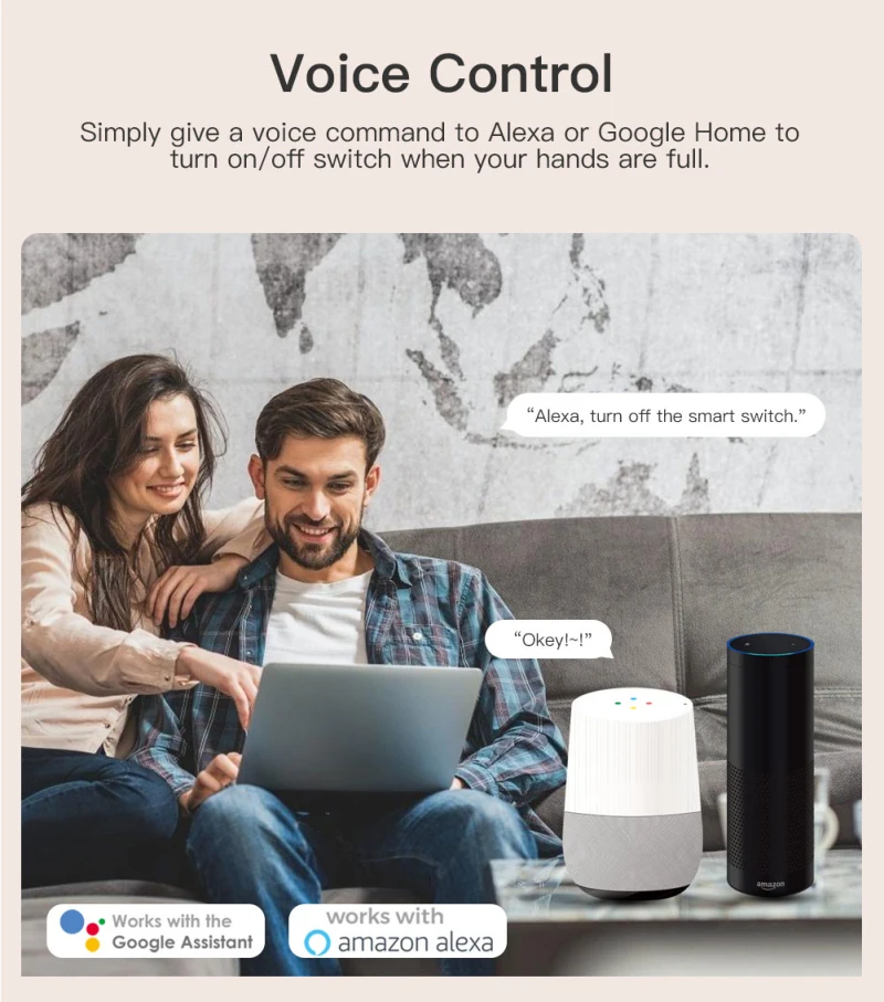 Умный мини-выключатель Tuya 16 А Wi-Fi | Обустройство дома