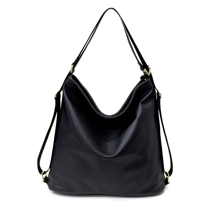 

Multi-function Leather Women Bags Luxury Backpacks Hobos Designer Shoulder Bag Fashion Ladies Leather Bags