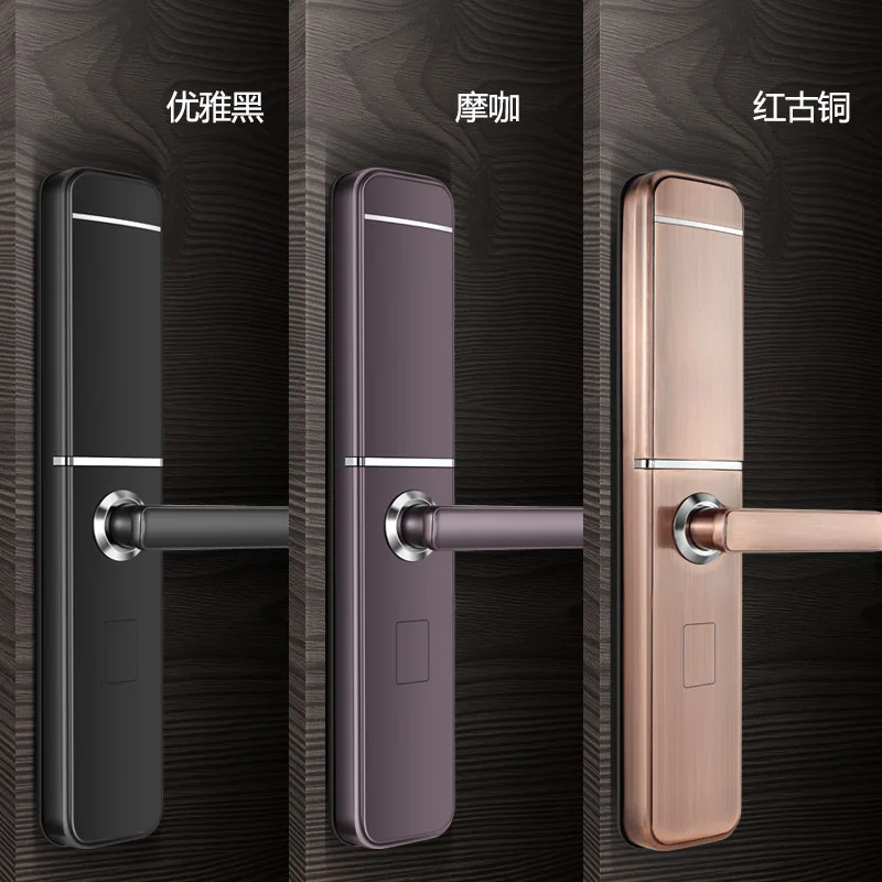 

Remote unlocking project of household fingerprint lock automatic sliding intelligent lock password loc door lock smart door