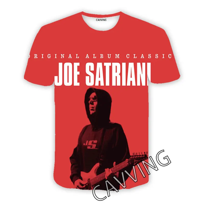 Новые модные женские/мужские повседневные футболки Джо сатриани с 3D принтом в
