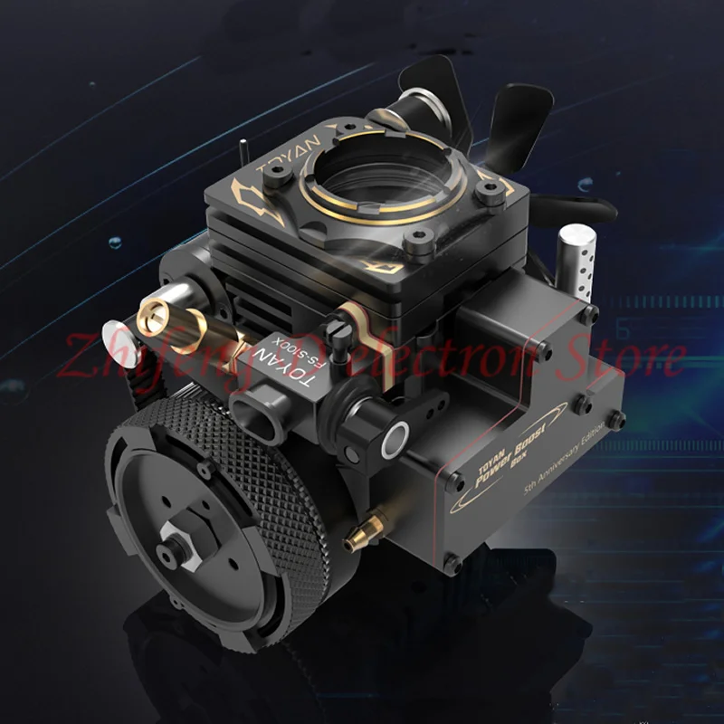 Toyan single-cylinder four-stroke methanol gasoline car model can start engine FS-S100AT | Инструменты