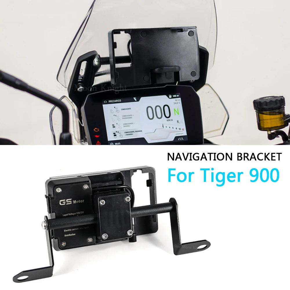 Кронштейн для GPS-навигатора Tiger мобильный телефон GT Rally PRO, Tiger900, мобильный телефон, 900