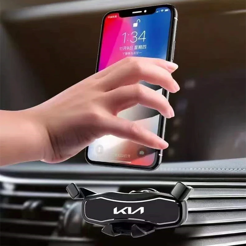 Автомобильный держатель для телефона KIA EV6 Soul Seltos Sportage Niro Sorent универсальный с