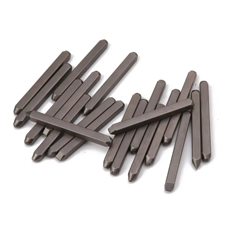 

20Pcs 4mm Steel Punches Flower Leaf Stamps Jewelry Making Metal Stamping Tools