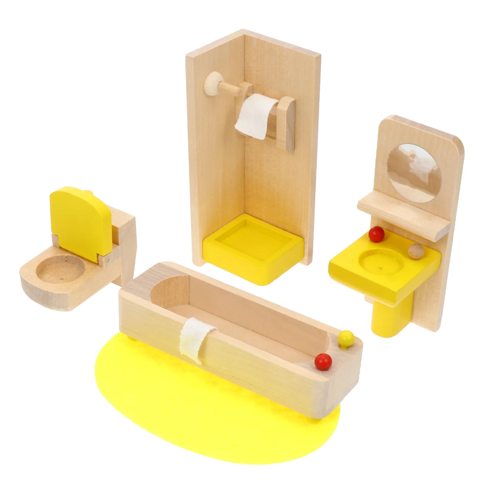

1 Set Mini House Ornaments Delicate Mini House Furniture Mini Scene Decors