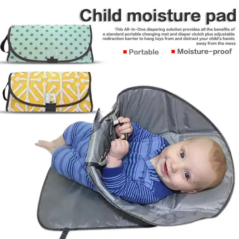 

Waterproof Nappy Bag Diaper Cover Mat Travel 3-in-1 Baby Changing Pads Multifunctional Portable Infant Baby Foldable Urine Mat