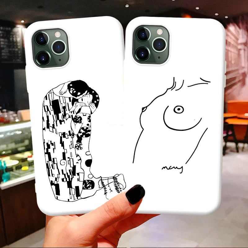 Поцелуй Густава Климта арт ТПУ чехол для телефона iphone 11 Pro Max X XR Xs 6 6S 7 8 plus мягкий