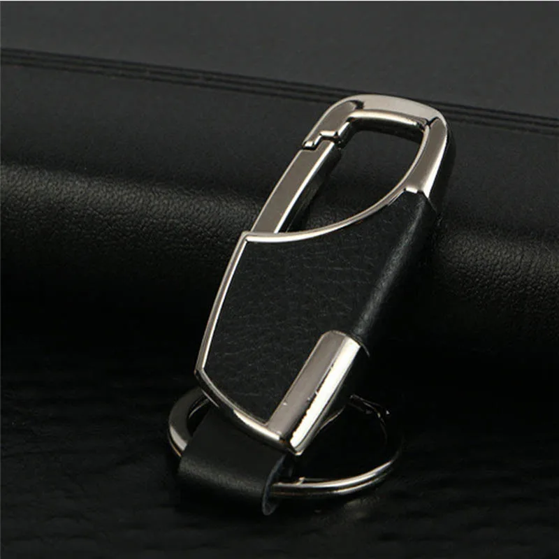 Мужской креативный металлический кожаный брелок для автомобиля подарок |