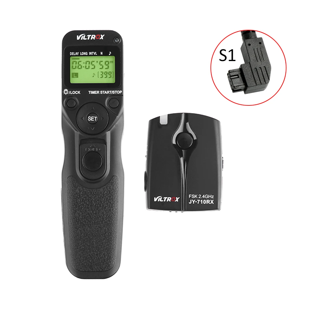 Беспроводной пульт дистанционного управления Viltrox с ЖК-экраном и таймером для