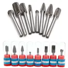 Сверла из карбида вольфрама 14 дюйма, 6 мм, 8 шт.