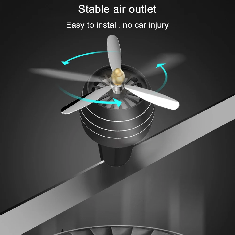 Автомобильный освежитель воздуха IKSNAIL мини со светодиодной подсветкой с клипсой
