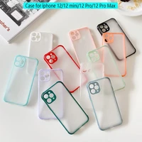 clear case for iphone 12 pro 12 mini soft tpu dropproof shockproof phone protection cover for iphone 12pro max transparent case