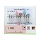 Наборы для полировки стоматологических композитных материалов RA0309, наконечник с низкой скоростью, комплект против углов, гигиена полости рта, полировка стоматологических композитных материалов
