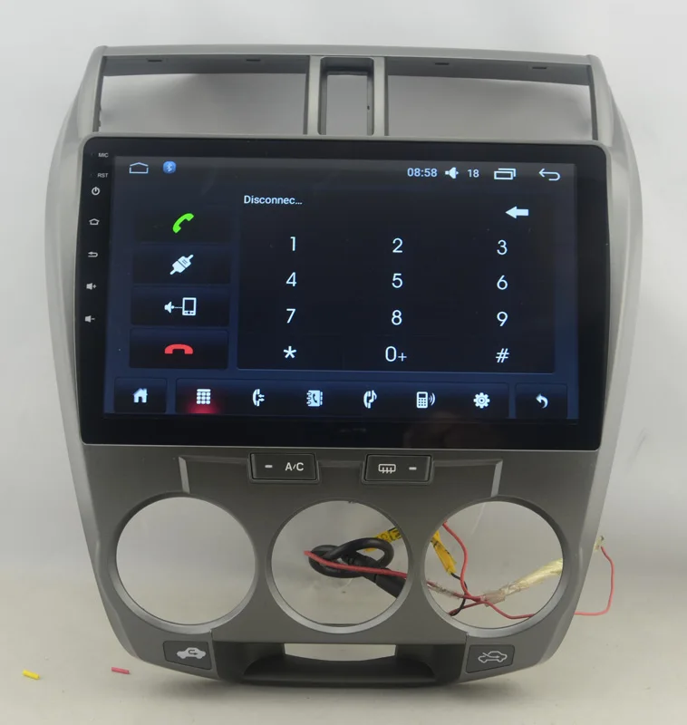 10 1 "четырехъядерный 2.5D ips экран Android Автомобильный gps Радио навигатор для Honda City