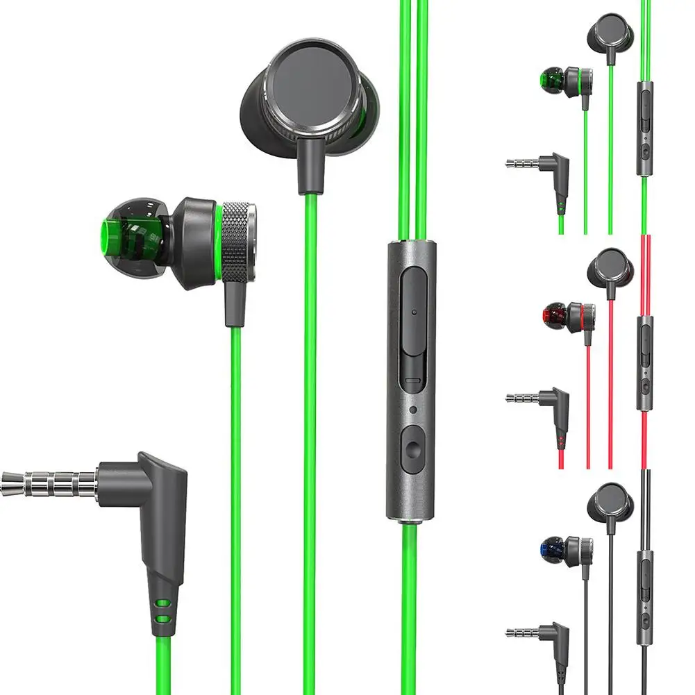 Проводные наушники G15 для телефонов с шумоподавлением стереонаушники вкладыши