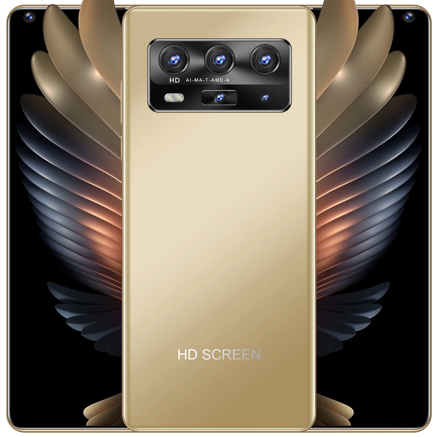 

P50 pro Smartphones 7.3 " 12+512GB 10 Core 5600mAh Andriod 10.0 Mobile Phone Face IDCellphones Dual SIM 24+48MP Andriod Phone