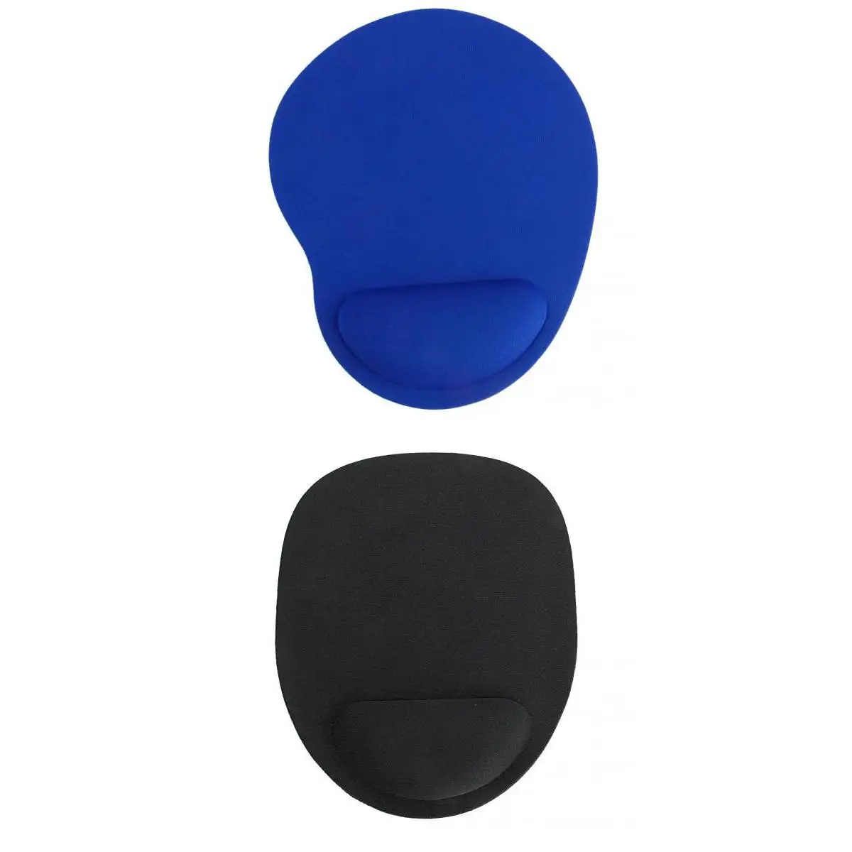 2x Противоскользящий синий коврик для мыши с пенопластом поддержки запястья +