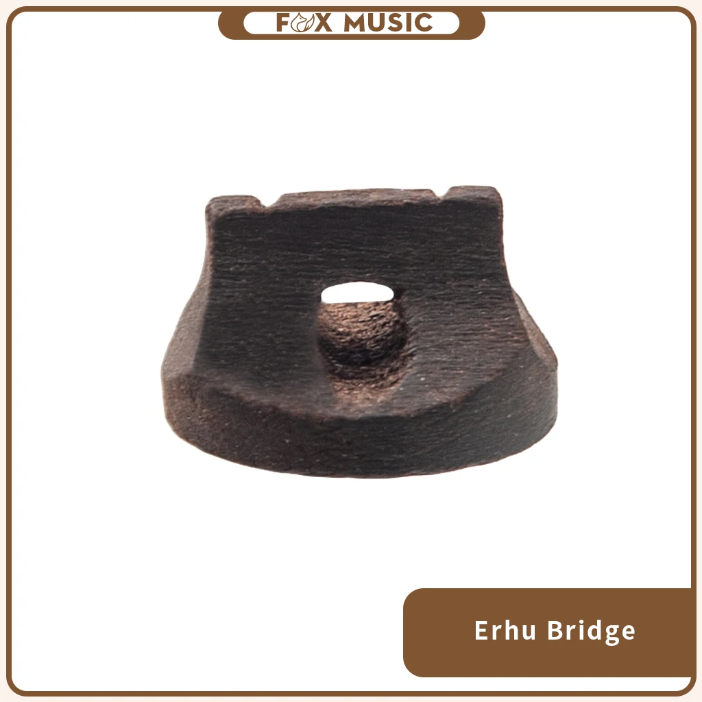 

Erhu/Urheen Perform Bridge Maple Erhu Bridge String Instrument Accessory Chinese Traditional Instruments Parts Black Color