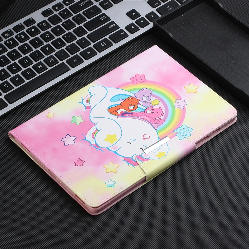 

Cover For Apple Ipad Air 1 A1474 A1475 A1476 Cartoon Bear Leather Tablet Case For Coque IPad Air 5th Generation 9.7" Cover Cases