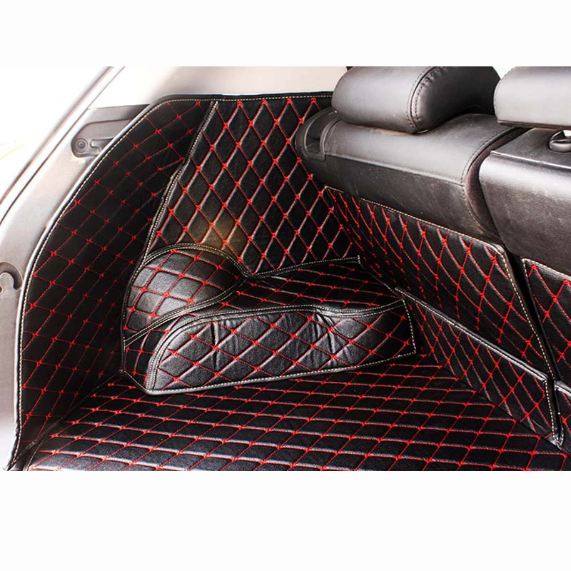 

KADULEE leather car trunk mats for Ssangyong korando cargo liner accessories interior boot