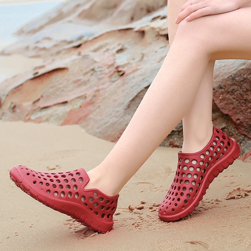 Мужские летние пляжные сандалии дышащие шлепанцы на плоской подошве уличные