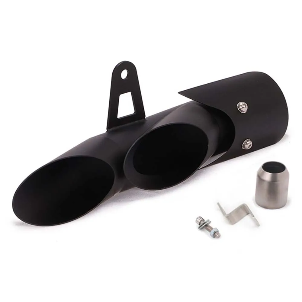 Выхлопной глушитель для мотоцикла с двумя тремя выходами углеродная задняя