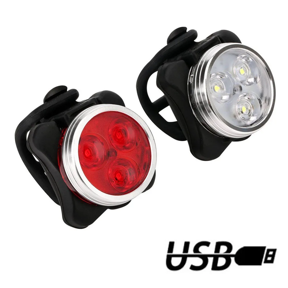 

4 Modes Bicycle Light Built-in Accessories Rechargeable Mount Bicycle LED With Bike USB Light battery Flashlight