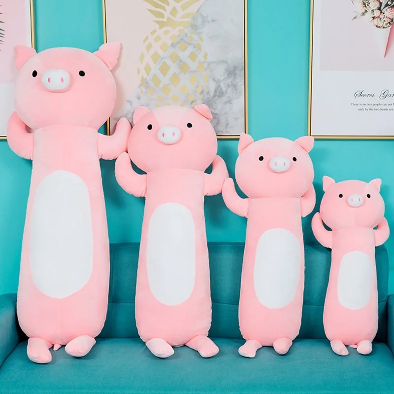 С героями мультфильмов с принтом в виде кота Подушка забавными животными свинка