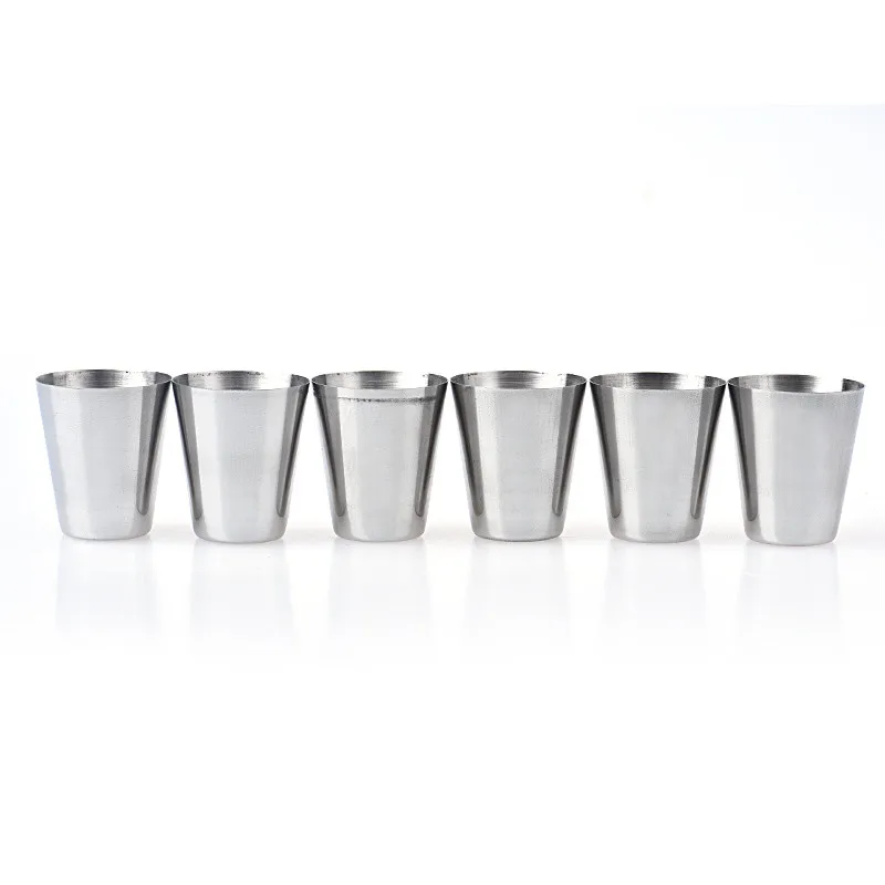 2021 Новый 6 шт. Нержавеющая сталь чашка с соломкой Питьевая Кофе Чай бокал для